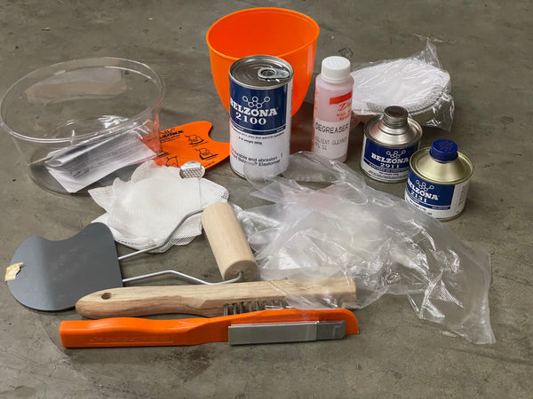 Belzona A-A-52022 Collapsible Fabric Tank Repair Kit NSN:5430-01-359-1078