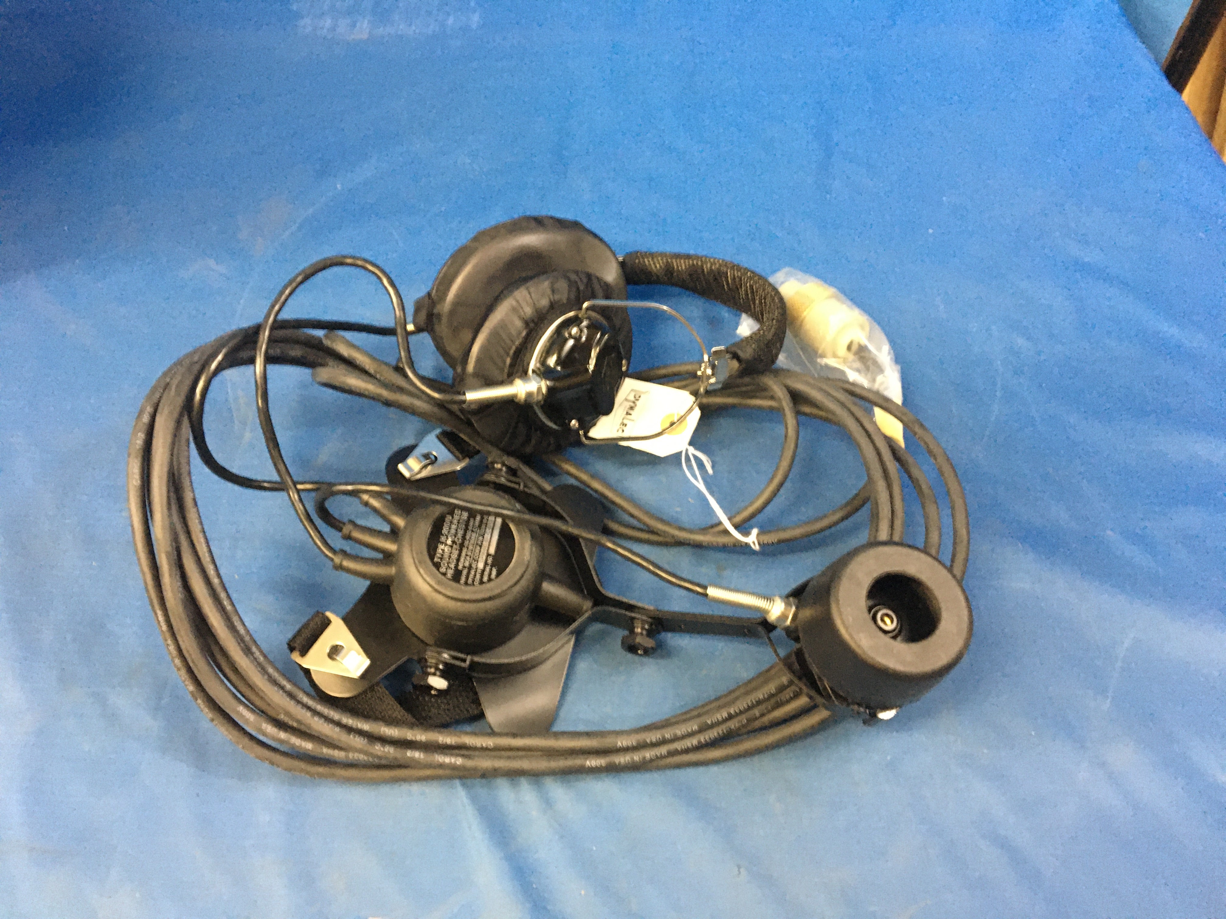 米軍放出品　DYNALEC H-203/U HANDSET新品未使用 Dynalec H-200/U Sound Powered Headset-Chest Set NSN:5965-00