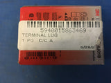 (50) 3M 4X310 Terminal Lug 3,3-5,2 mm 12-10AWG NSN:5940-01-586-3469