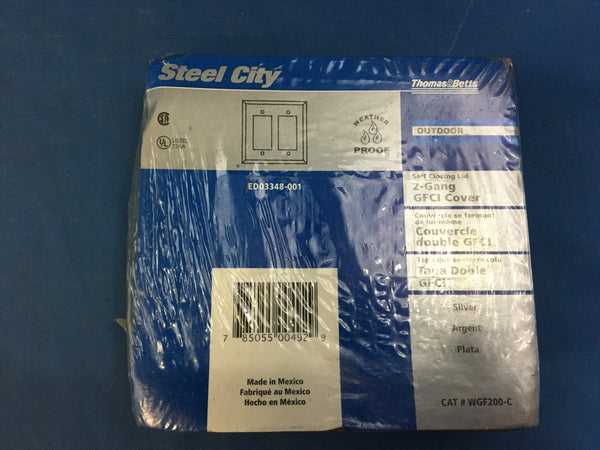 (1) NEW!!! Thomas & Betts GFCI Weatherproof Device Cover 2-Gang - Sealed