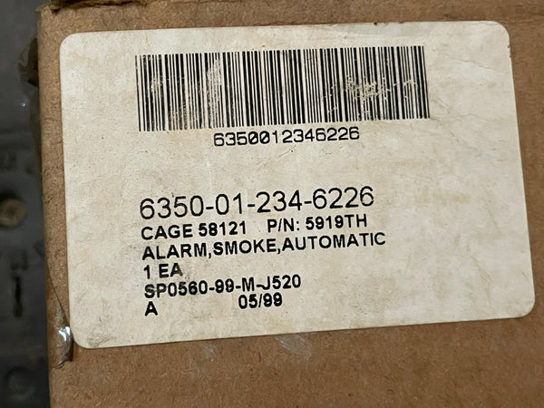BRK 5919TH Photoelectric Smoke Detector NSN:6350-01-234-6226