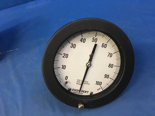 Ashcroft 60-1377SS02B100 Dial Indicating Pressure Gage NSN:6685-01-008-7584