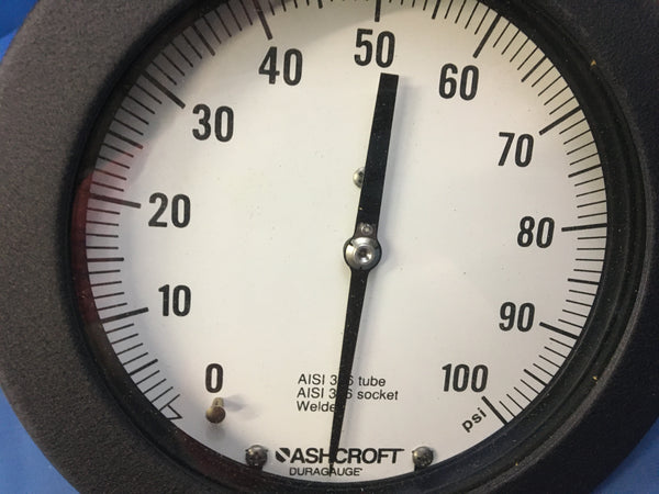 Ashcroft 60-1377SS02B100 Dial Indicating Pressure Gage NSN:6685-01-008-7584