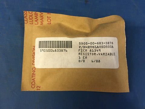 Clarostat RV6LAYSD503A Variable Nonwire Wound Resistor NSN:5905-00-683-3876