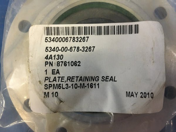 NOS Seal Retaining Plate for m60 NSN:5340-00-678-3267 Model:8761062