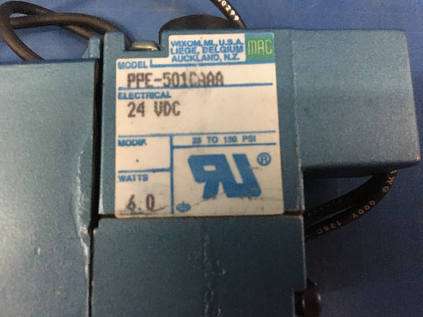 Mac Valves 811C-PP-501CA-152 Directional Control Linear Valve 24VDC 150PSI NSN:4810-01-225-6978