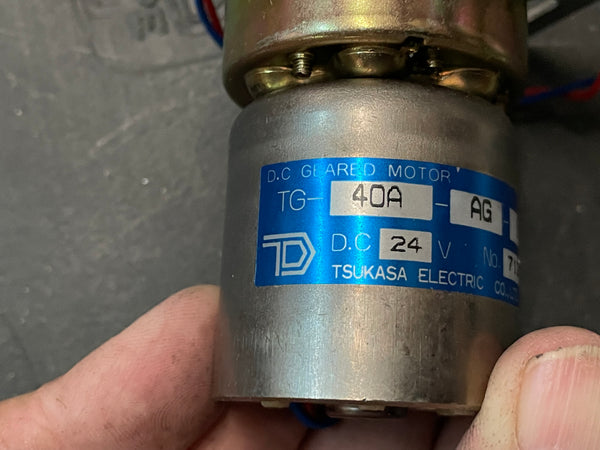 Tsukasa Electric GC2-35410015 Direct Current Motor 40A 24V NSN:6105-01-328-5300