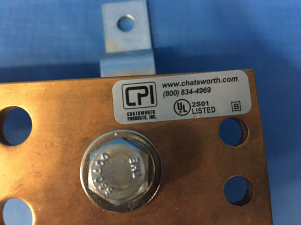 NEW!!! Chatsworth Products 13622-010 Copper Busbar 10" X 2" X 1/4"