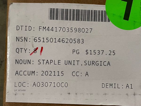 Ethicon Endo-Surgery TRT75 Surgical Staple Unit NSN:6515-01-462-0583