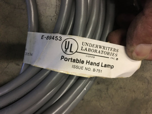 Military Spec 50Ft Underwriters Laboratories E-89453 Portable Hand Lamp NSN:6230-00-146-8898