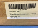 NOS Scully 6-1-9946-2 Nonmetallic Hose Ass'y 1 1/2" X 40" NSN:4720-01-297-9082