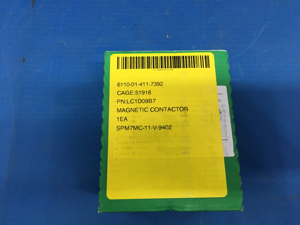 Schneider Electric Magnetic Contactor,P/N:LC1D09B7, 9 Amps, 24V, 50/60Hz