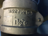 NOS Scully 6-1-9946-2 Nonmetallic Hose Ass'y 1 1/2" X 40" NSN:4720-01-297-9082
