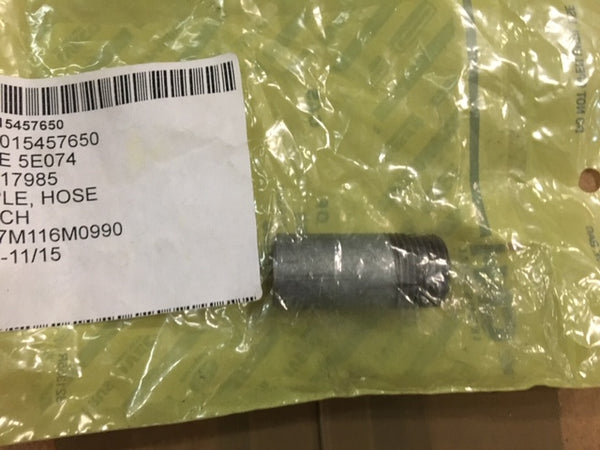 CNH Industrial Heater Hose Nipple P/N:L17985 3/8' x 3/8' x 1 1/2"
