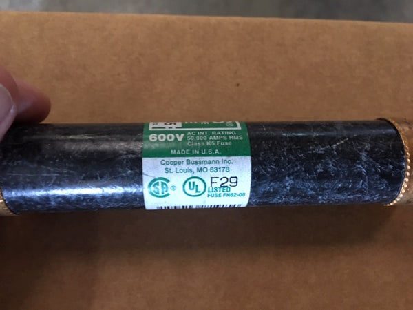 Bussman NOS-45 50amp,600V Cartridge Fuse NSN:5920-00-052-7172
