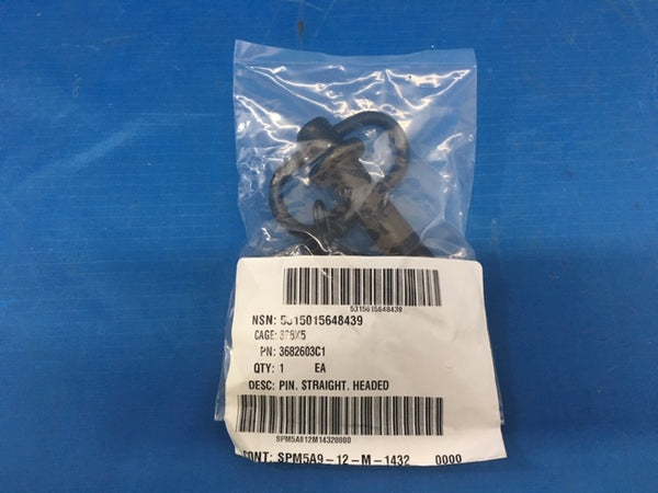5/8" x 3" Grip Quick Release Steel Pin  Model:3682603C1  NSN:5315-01-564-8439
