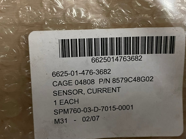 Mechanical Wright Electro Curtiss 8579C48G02 Current Sensor NSN:6625-01-476-3682