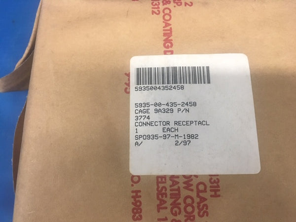Thomas & Betts 3744 Receptacle Connector 30A 250V 20A 600VAC NSN:5935-00-435-2458