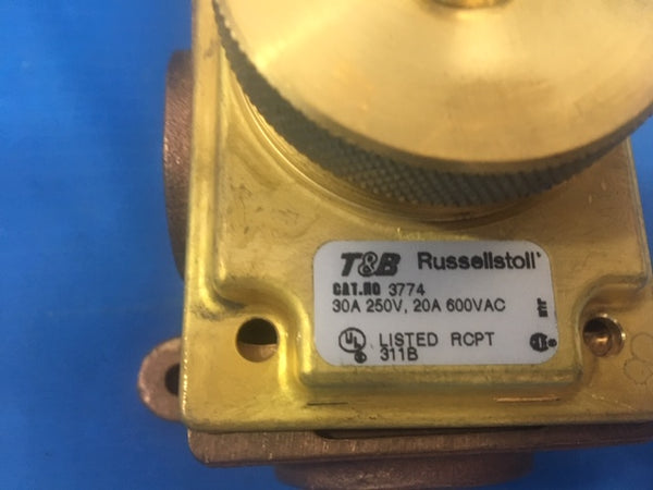 Thomas & Betts 3744 Receptacle Connector 30A 250V 20A 600VAC NSN:5935-00-435-2458