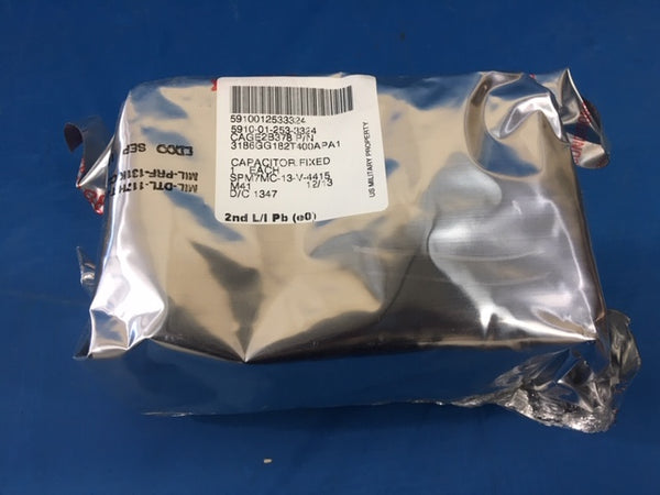 1800 uF 400VDC Large Can Electrolytic Capacitor 3186GG182T400APA1 NSN:5910-01-253-3324