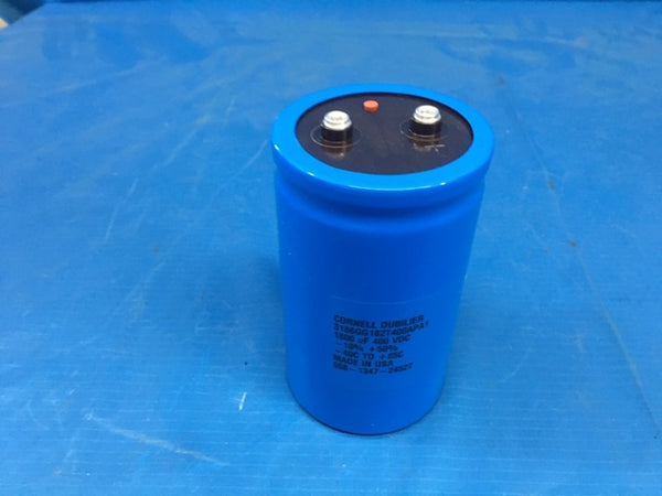 1800 uF 400VDC Large Can Electrolytic Capacitor 3186GG182T400APA1 NSN:5910-01-253-3324