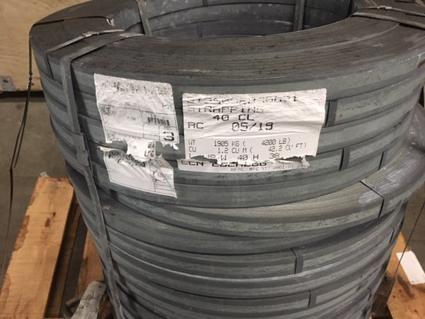 20 Rolls Steel Strapping 1 1/4" x .035 Heavy Duty Galvanized Banding  NSN:8135-00-283-0671