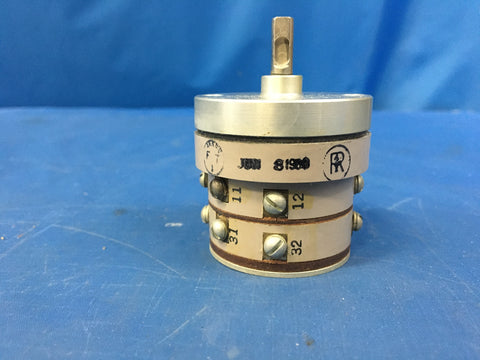 Janco 1367 Rotary Switch NSN:5930-00-790-6761