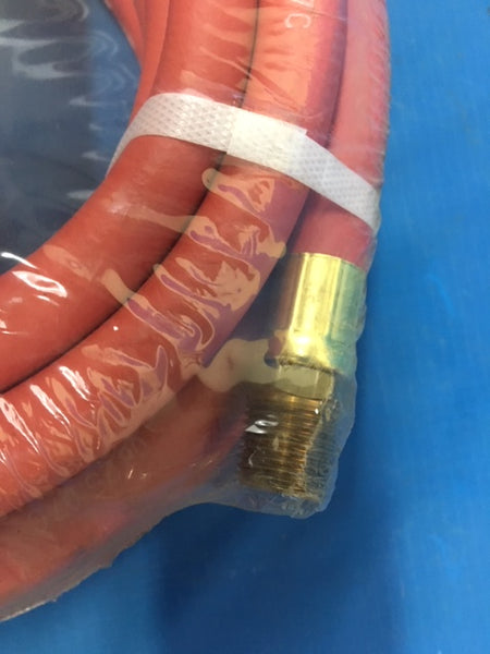 Dayton 1/2" ID x 25' Flexible Rubber Compressor Air Hose, 250 PSI, P/N 6Z789 NSN:4720-01-432-9467