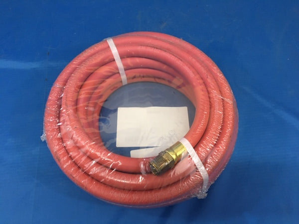 Dayton 1/2" ID x 25' Flexible Rubber Compressor Air Hose, 250 PSI, P/N 6Z789 NSN:4720-01-432-9467