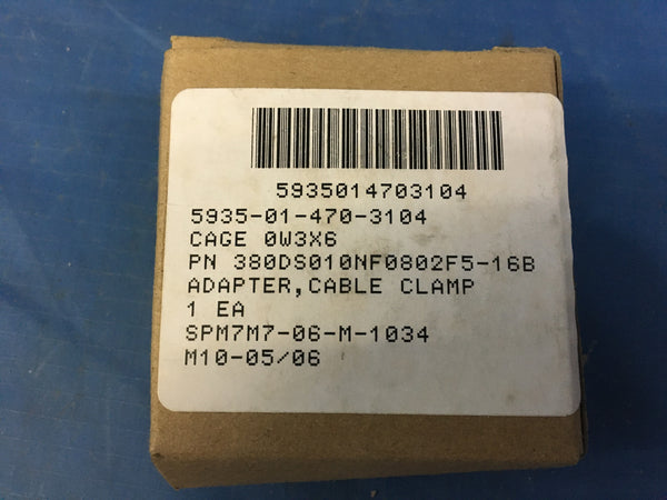 Glenair 380DS010NF0802F5-16B Adapter,Cable Clamp NSN:5935-01-470-3104