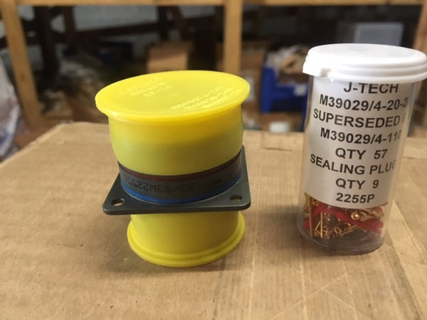 J-Tech Connector W/Contacts P/N:M83723/83W22558 NSN:5935-01-498-9581