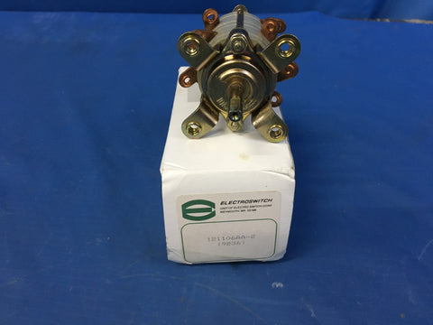 ElectroSwitch 121106AA-2 Rotary Switch 10A 125V NSN:5930-01-320-7710