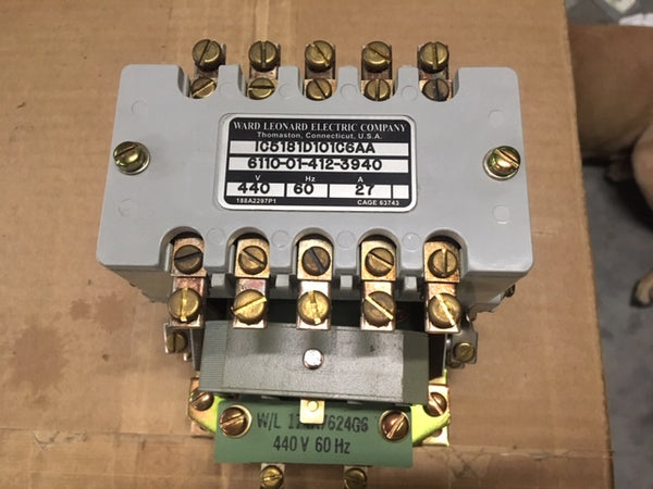 Ward Leonard Electric Model: IC5181D101C6AA Contactor Magnetic Coil 440 NSN:6110-01-412-3940