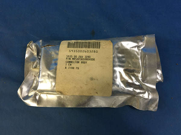 Hughes MRS0036S08BV006 Electrical Receptacle Connector Body NSN:5935-00-260-3280