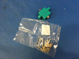 Hughes M28748-09A0V01A Electrical Receptacle Connector W/ Contacts NSN:5935-00-344-1778