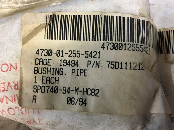 Seyer Industries 2 X 3/4NPT SST BUS Pipe Bushing NSN:4730-01-255-5421