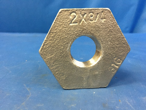 Seyer Industries 2 X 3/4NPT SST BUS Pipe Bushing NSN:4730-01-255-5421