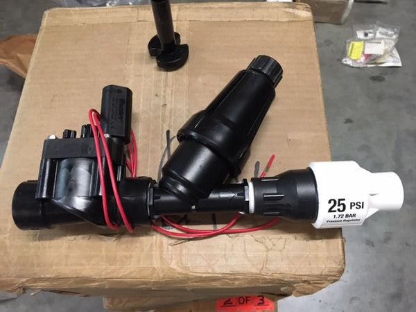 Hunter 1" PCZ-101-25 Drip Zone Control PGV Valve Kit w/ 25 PSI Pressure