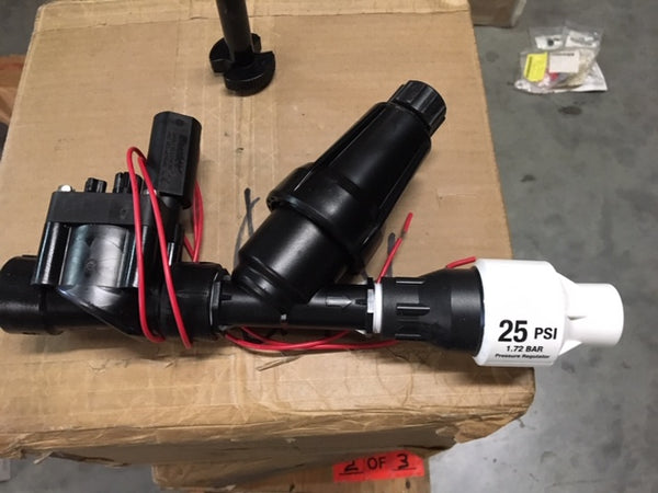 Hunter 1" PCZ-101-25 Drip Zone Control PGV Valve Kit w/ 25 PSI Pressure