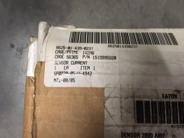 Eaton Model:151D995G20 Current Sensor, 200amp NSN:6625-01-439-0237