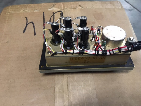 Panel Assembly For Use With Radio/TV Communications Equip NSN:5820-00-962-2871 Model:2493318