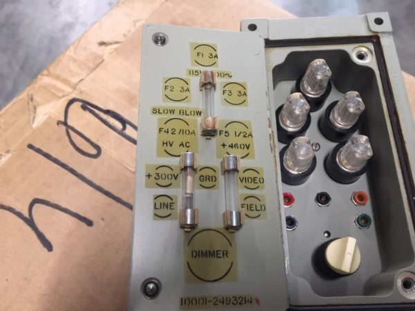 Panel Assembly For Use With Radio/TV Communications Equip NSN:5820-00-962-2871 Model:2493318