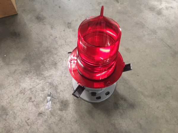 Tideland 155MM Beacon Red Marine Buoy Safety Lantern P/N:630.1030-1 NSN:6210-01-029-4174