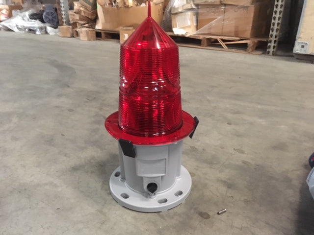 Tideland 155MM Beacon Red Marine Buoy Safety Lantern P/N:630.1030-1 NSN:6210-01-029-4174