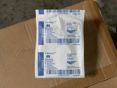 Urine Collection Container Sterile Sample Specimen Bottle Cup 133 ML, 6 Pcs NEW