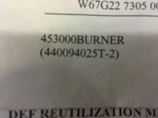 North American MFG CO 440094025T-2 Burner Pilot Assembly NSN:453000BURNER