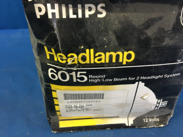 Philips 6015 HeadLamp Bulb NSN:6240-00-752-2424
