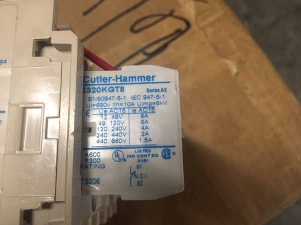 Eaton Cutler Hammer CCE55GN3AB Size 4 Starter Magnetic Contactor NSN:6110-01-372-6986