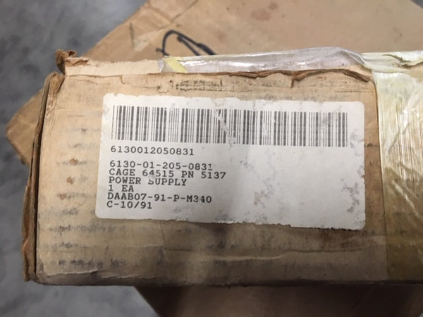 Power-One HCBB-75W-A Power Supply 5VDC 6A ±12VDC, ±15VDC 100/120/220/230/240VAC NSN: 6130-01-205-0831