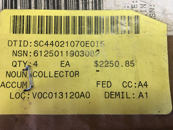 Ward Leonard 22800004-1 Collector NSN:6125-01-190-3082